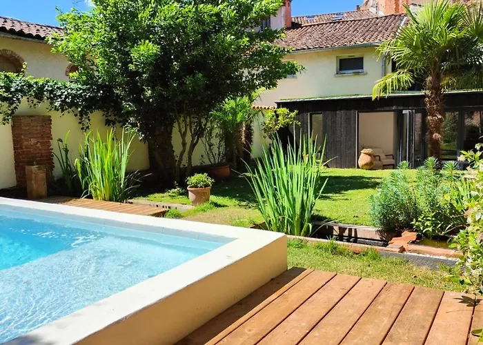 Le Jardin Secret - Piscine - Clim - De Gamme Апартаменты *